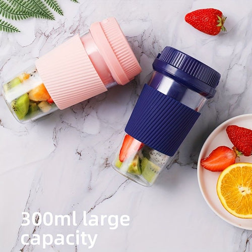 Portable Blender Usb Rechargeable Cordless Mini Personal Blender; Small Shakes Smoothie Fruit Juice Blender Cup For Home Outdoor Travel Office EasyOptionXY LLC