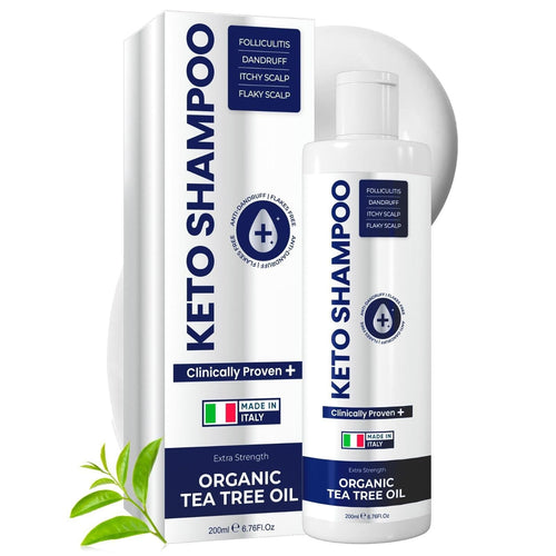 Anti Dandruff Shampoo Sulfate Free Shampoo Medicated Anti Fungal Shampoo For Itchy Flaky Dry Scalp Hair Growth Folliculitis Treatment Seborrheic Dermatitis Shampoo with Tea Tree Oil EasyOptionXY LLC