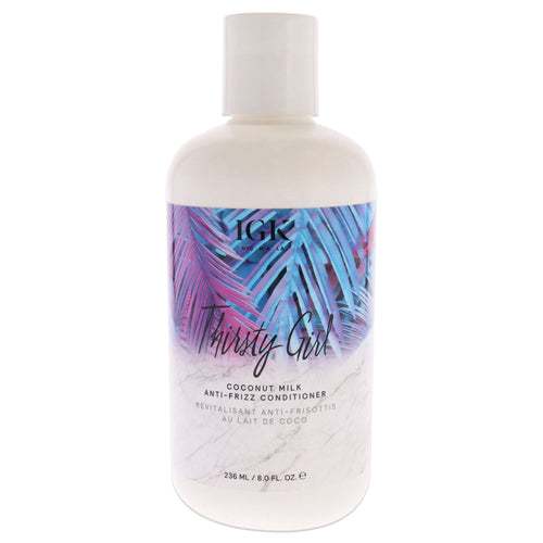 Thirsty Girl Coconut Milk Anti-Frizz Conditioner by IGK for Unisex - 8 oz Conditioner EasyOptionXY LLC