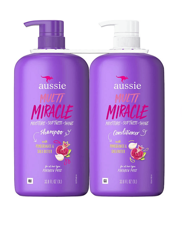 Aussie Multi Miracle 3-in-1 Shampoo and Conditioner, 33.8 fl. oz., 2 pk. EasyOptionXY LLC