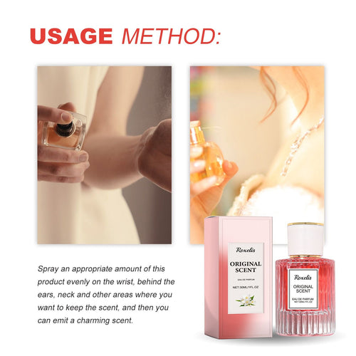 Roxelis Jasmine Pheromone Perfume Wrist, ear and neck natural long-lasting light fragrance delicate elegance exudes feminine charm EasyOptionXY LLC