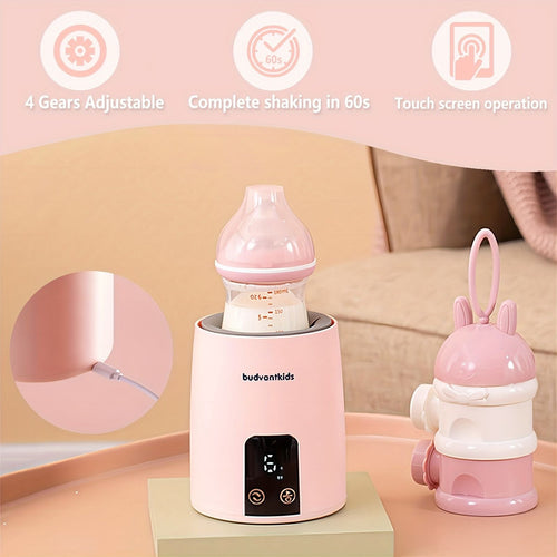 Baby Bottle Shaker ; Baby Formula Mixer; Automatic Milk Blender Mixer For Breastmilk And Formula; One-Button Operation; USB Charging EasyOptionXY LLC