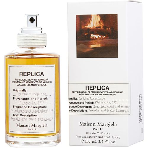 REPLICA BY THE FIREPLACE by Maison Margiela EDT REFILLABLE SPRAY 3.4 OZ EasyOptionXY LLC