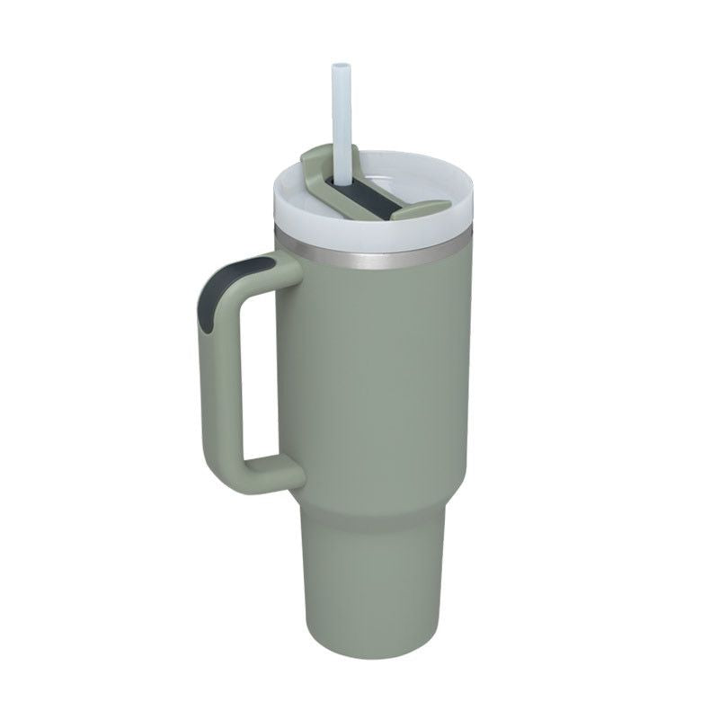1200ml Stainless Steel Mug Coffee Cup Thermal Travel Car Auto Mugs T hermos 40 Oz Tumbler with Handle Straw Cup Drinkware New In EasyOptionXY LLC