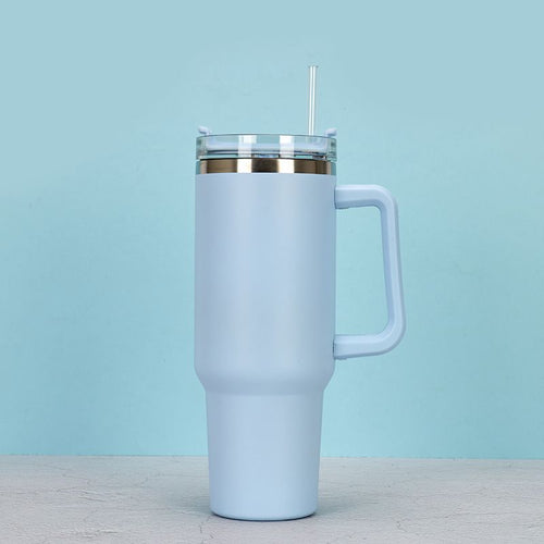 1200ml Stainless Steel Mug Coffee Cup Thermal Travel Car Auto Mugs T hermos 40 Oz Tumbler with Handle Straw Cup Drinkware New In EasyOptionXY LLC