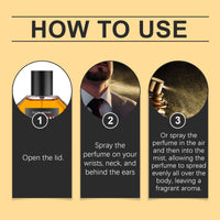 East Moon Men's Perfume Long Lasting Light Wood fragrance Fresh natural release men's charm perfume EasyOptionXY LLC