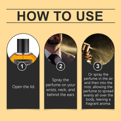 East Moon Men's Perfume Long Lasting Light Wood fragrance Fresh natural release men's charm perfume EasyOptionXY LLC