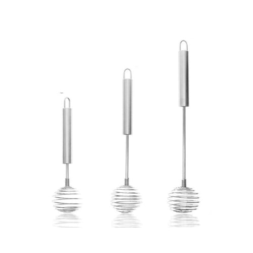 Spiral Egg Whisk Stainless Steel Lightweight N on-T oxic Kitchen Gadget Manual Blender Hand Whisk for Baking Beverage Cooking EasyOptionXY LLC