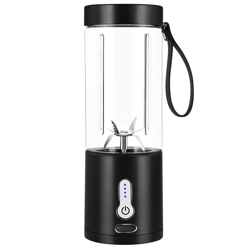 1pc 530ML Powerful Portable Blender For Smoothies Shakes USB Rechargeable Food Processor Fruit Mixer Machine Mini Juicer Blender Cup EasyOptionXY LLC