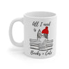 Book Lovers Mug, All I Need is Books & Cats Mug EasyOptionXY LLC