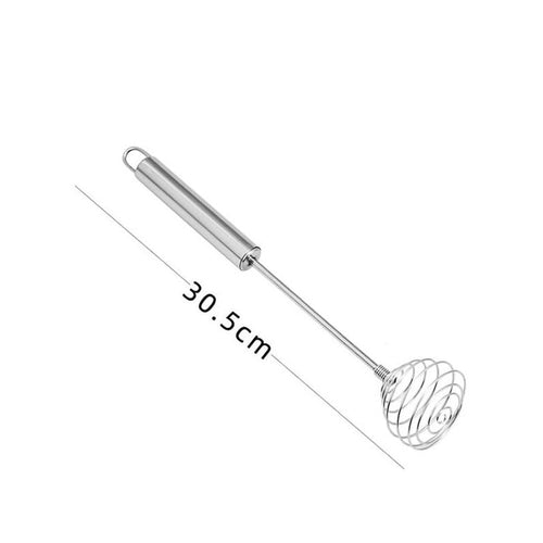 Spiral Egg Whisk Stainless Steel Lightweight N on-T oxic Kitchen Gadget Manual Blender Hand Whisk for Baking Beverage Cooking EasyOptionXY LLC