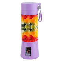 Portable Juicer Blender USB Rechargeable Juicer Cup Fruit Baby Food Mixing Machine with 6 Blades Powerful Motor EasyOptionXY LLC
