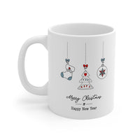 Merry Christmas Mug with Stockings and Presents EasyOptionXY LLC