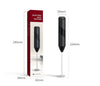 Home electric milk frother stirring handheld whisk portable whisk EasyOptionXY LLC