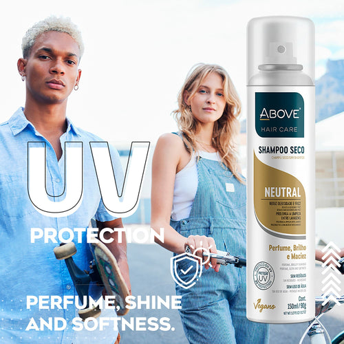 ABOVE Neutral - Dry Shampoo - Absorbs Excess Oil Between Washes - Gives Softness and Shine to Your Strands - Does Not Leave Residue - Prevents Bad Odors with Lime and Tangerine Notes - 3.17 oz EasyOptionXY LLC