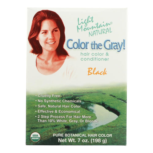 Light Mountain - Clr Gry Conditioner Black - 7 Oz EasyOptionXY LLC