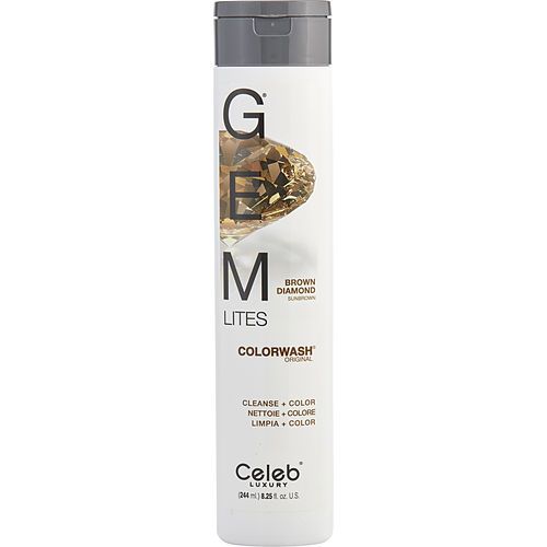 CELEB LUXURY by Celeb Luxury GEM LITES COLORWASH BROWN DIAMOND 8.25 OZ EasyOptionXY LLC