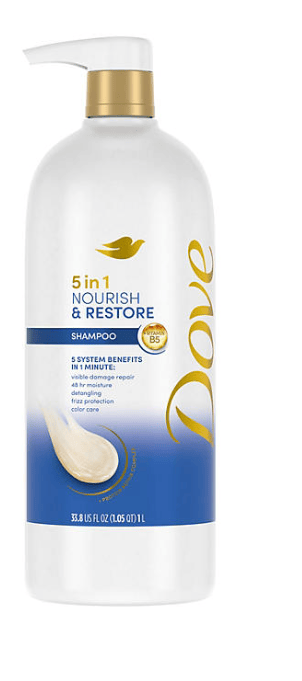 Dove Nourish & Restore 5-in-1 Shampoo, 33.8 fl. oz. EasyOptionXY LLC