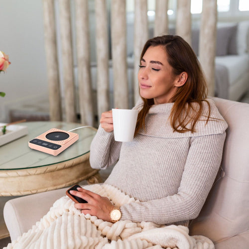 Desktop Electric Mug Warmer Auto Shut Off Timer Setting 6 Temperature Levels Cup Warmer for Milk Tea Cup Heating Plate EasyOptionXY LLC