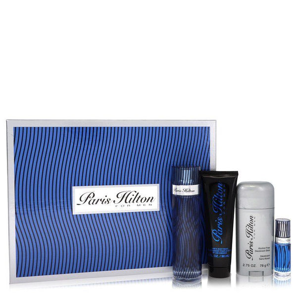 Paris Hilton by Paris Hilton Gift Set - 3.4 oz Eau De Toilette Spray + 3 oz Body Wash + 2.75 oz Deodorant Stick + .25 Mini EDT Spray EasyOptionXY LLC