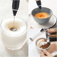 Milk Frother Electric Egg Beater USB Charging Mixer For Coffee Drink Portable Electric Milk Frothers Handheld Blender Cappuccino Cream Egg Beater Food Blender USB Mini Coffee Maker Whisk Mixer EasyOptionXY LLC