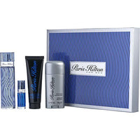 PARIS HILTON MAN by Paris Hilton EDT SPRAY 3.4 OZ & HAIR AND BODY WASH 3 OZ & DEODORANT STICK ALCOHOL FREE 2.75 OZ & EDT SPRAY 0.34 OZ MINI EasyOptionXY LLC