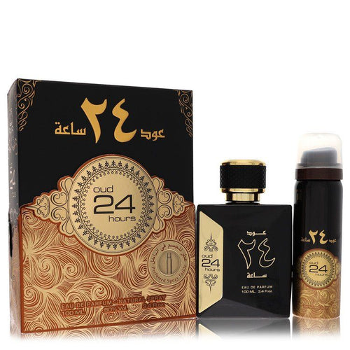 Ard Al Zaafaran Oud 24 Hours by Al Zaafaran Eau De Parfum Spray + 1.7oz Perfumed Spray (Unisex) EasyOptionXY LLC