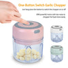 Mini Electric Garlic Chopper 8.45OZ Cordless Garlic Mincer Food Chopper EasyOptionXY LLC