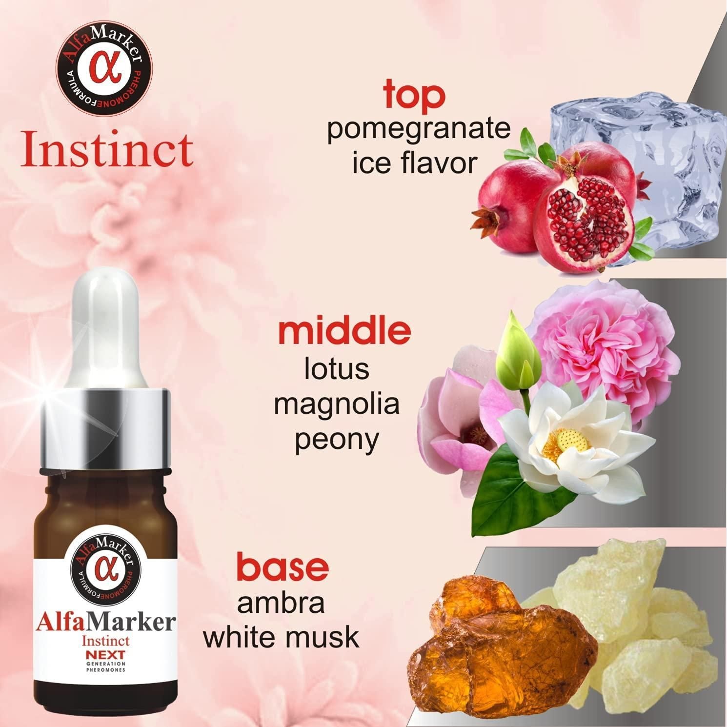 Instinct Pheromone Perfume Oil for Women Pheromone Perfume for Women Great Holiday Gift Mujer Perfume Concentradas con Feromonas 5ml EasyOptionXY LLC
