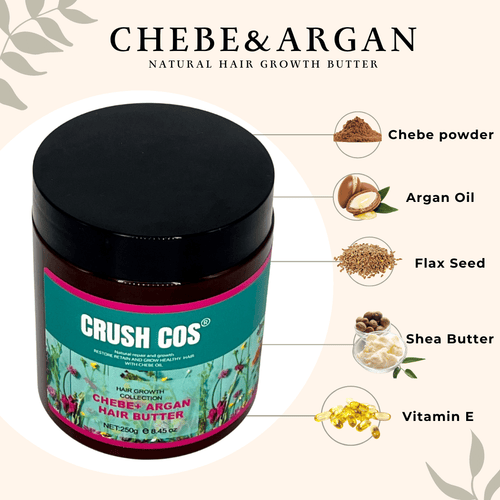 Chebe+ Argan Hair Butter for Hair Growth, 250g EasyOptionXY LLC