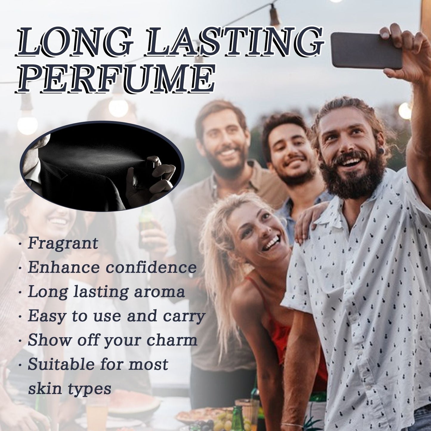 Roxelis Men's Charm Perfume Fragrance Fragrance Natural fresh charm release lasting fragrance couples dating atmosphere perfume EasyOptionXY LLC