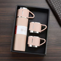 1pc/1Set Stainless Steel Thermal Cup; With Gift Box Set; Double Layer Leakproof Insulated Water Bottle; Keeps Hot And Cold Drinks For Hour EasyOptionXY LLC