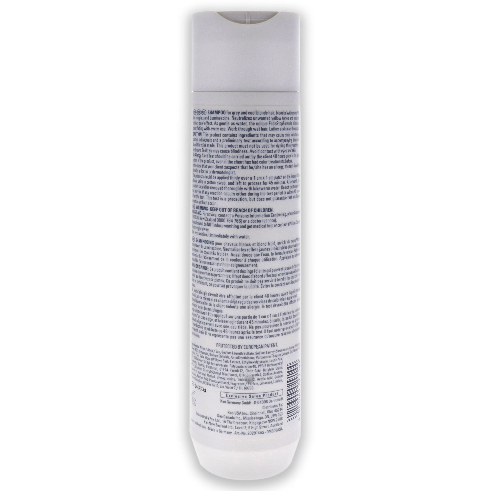Dualsenses Silver Shampoo by Goldwell for Unisex - 10.1 oz Shampoo EasyOptionXY LLC