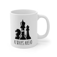 Chess Pieces Always Ahead Ceramic Mug 11oz EasyOptionXY LLC