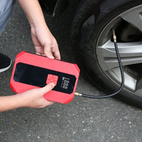 Portable Car Jump Starter Air Compressor 1500A 400PSI Car Battery Charger Jump Starter Power Bank LED Flashlight Digital Tire Inflator for 4.0L Gasoline Or 2.0L Diesel Engine EasyOptionXY LLC
