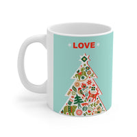 Christmas Tree with Love Ceramic Mug 11oz EasyOptionXY LLC