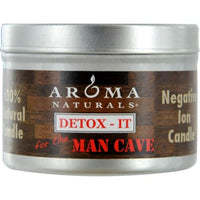 DETOX-IT AROMATHERAPY by ONE 2.5x1.75 inch SOY/BEESWAX BLEND AROMATHERAPY CANDLE FOR THE MAN CAVE. REBALANCE ROOM ODORS WITH NATURAL BEESWAX, SUNFLOWER, SOY & RICE BRAN WAX. BURNS APPROX. 15 HRS. EasyOptionXY LLC