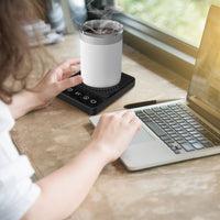 Desktop Electric Mug Warmer Auto Shut Off Timer Setting 6 Temperature Levels Cup Warmer for Milk Tea Cup Heating Plate EasyOptionXY LLC