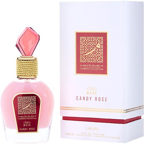 LATTAFA MUSK CANDY ROSE by Lattafa EAU DE PARFUM SPRAY 3.4 OZ (THAMEEN COLLECTION) EasyOptionXY LLC