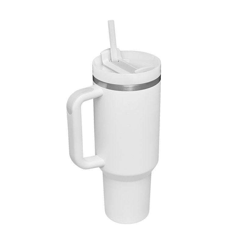 1200ml Stainless Steel Mug Coffee Cup Thermal Travel Car Auto Mugs T hermos 40 Oz Tumbler with Handle Straw Cup Drinkware New In EasyOptionXY LLC
