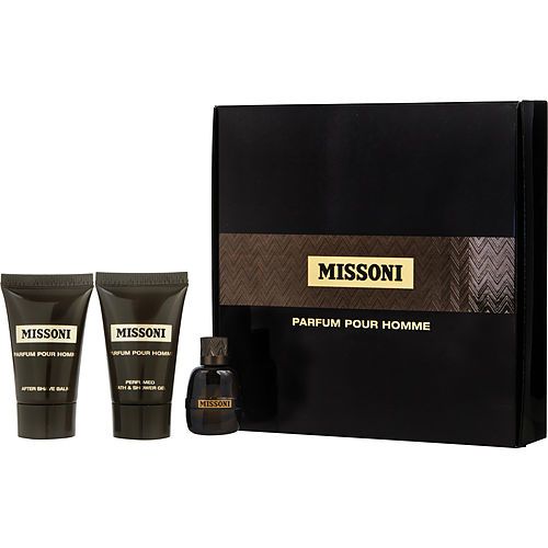 MISSONI by Missoni EAU DE PARFUM 0.17 OZ & AFTERSHAVE BALM 0.8 OZ & SHOWER GEL 0.8 OZ EasyOptionXY LLC