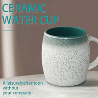 18 oz Large Pottery Coffee Mug, Round mouth Big Tea Cup for Office and Home, Dishwasher and Microwave Safe…… EasyOptionXY LLC