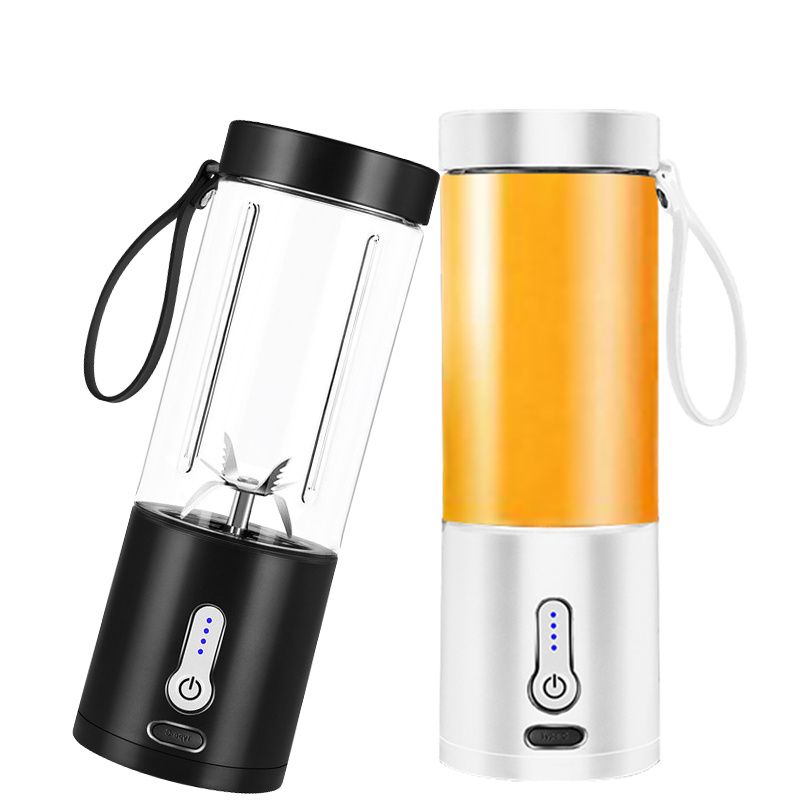 1pc 530ML Powerful Portable Blender For Smoothies Shakes USB Rechargeable Food Processor Fruit Mixer Machine Mini Juicer Blender Cup EasyOptionXY LLC