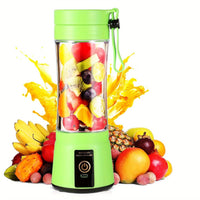 1pc 380ML Portable Blender With 6 Blades Rechargeable USB ; Personal Size Blender For Shakes And Smoothies; Traveling Fruit Veggie Juicer Cup EasyOptionXY LLC
