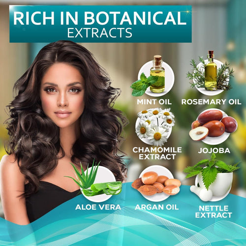 Rosemary Oil and Mint Shampoo and Conditioner Set Sulfate Free with Peppermint Moisturizing Products for Women and Men Helps Flaky Dry Scalp and Dandruff Salon Thickening for Thinning Hair EasyOptionXY LLC