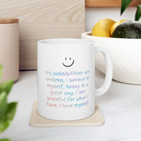 Positive Affirmations Reminder Mug EasyOptionXY LLC