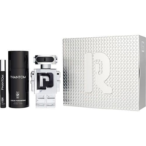 PACO RABANNE PHANTOM by Paco Rabanne EDT SPRAY 3.4 OZ & DEODORANT SPRAY 5 OZ & EDT SPRAY 0.33 OZ MINI EasyOptionXY LLC