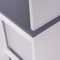 Modern Over The Toilet Space Saver Organization Wood Storage Cabinet for Home, Bathroom EasyOptionXY LLC