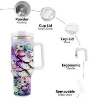 1pc 40oz Water Bottles,5D Little Turtle Series Tumbler,Large Capacity Stainless Steel Tumbler Insulation Cup With Lid And Straw For Women,Camping,Driving,skiing,Thermocoolers.Best Gift EasyOptionXY LLC