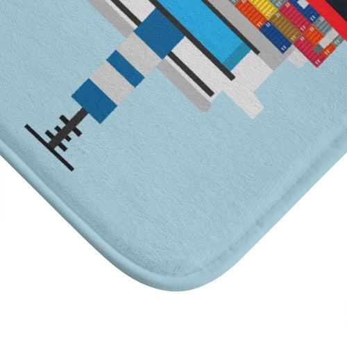 Cargo Ship In the Ocean Front Bath Mat EasyOptionXY LLC